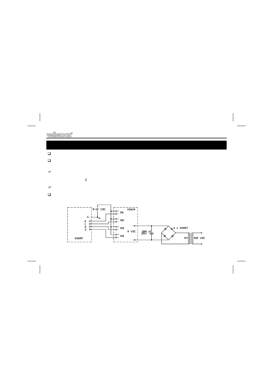 Velleman projects K2634 Assembly instructions User Manual | Page 7 / 12