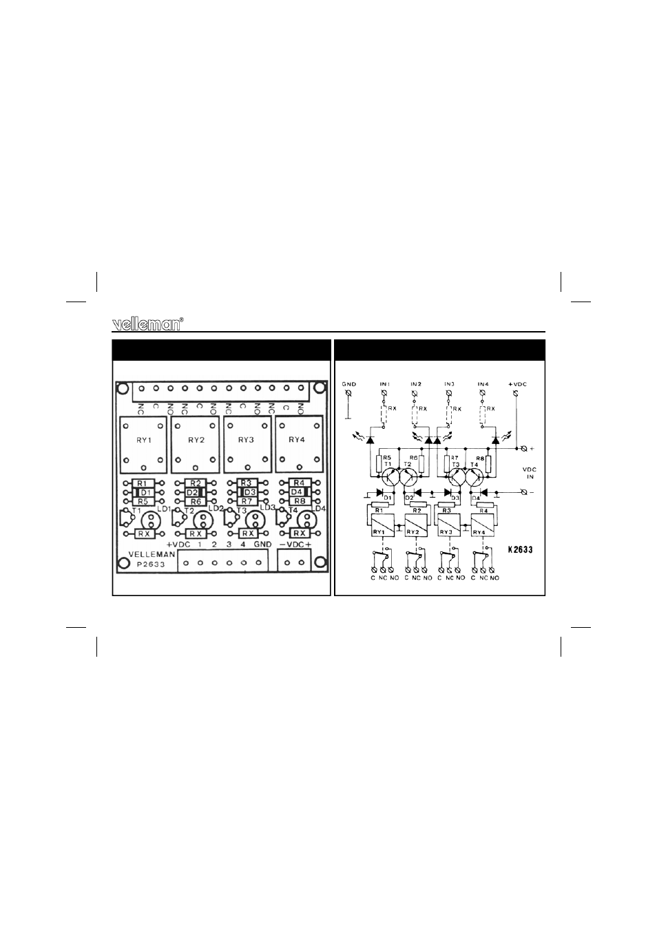 Velleman projects K2633 Assembly instructions User Manual | Page 7 / 8