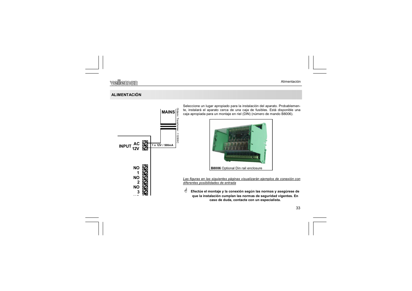 Velleman VM129 User Manual | Page 33 / 40