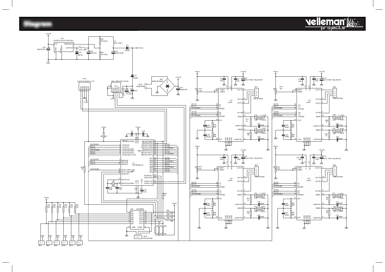 Diagram | Velleman projects K8097 Assembly instructions User Manual | Page 18 / 20