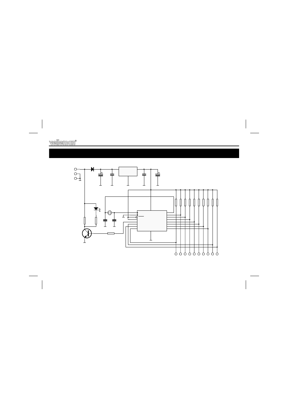 Schematic diagram | Velleman projects K8023 Assembly instructions User Manual | Page 15 / 20