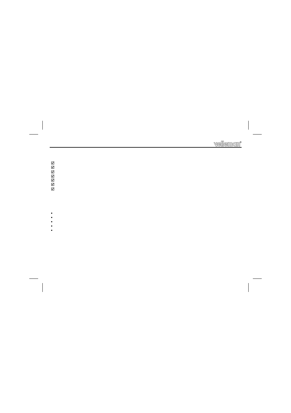 Velleman projects K8023 Assembly instructions User Manual | Page 2 / 20