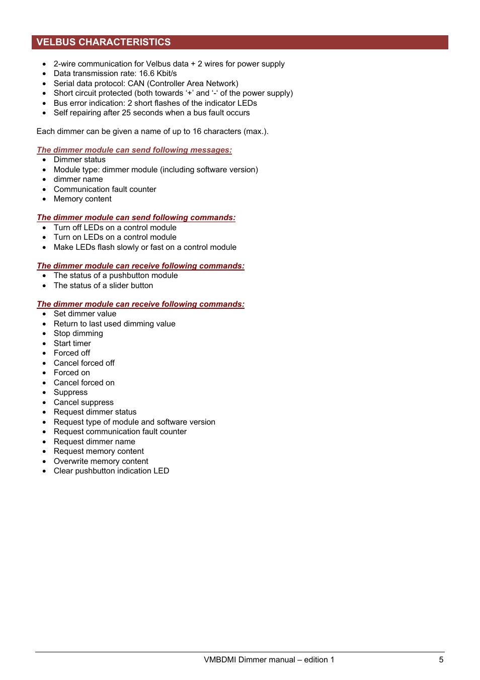 Velleman projects VMBDMI Extended user manual User Manual | Page 5 / 19