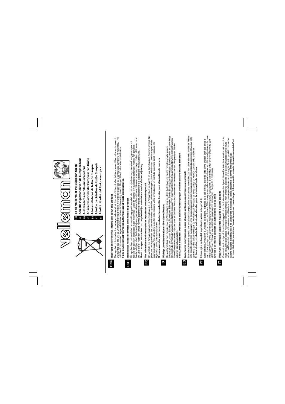 Velleman VM162 User Manual | Page 15 / 16
