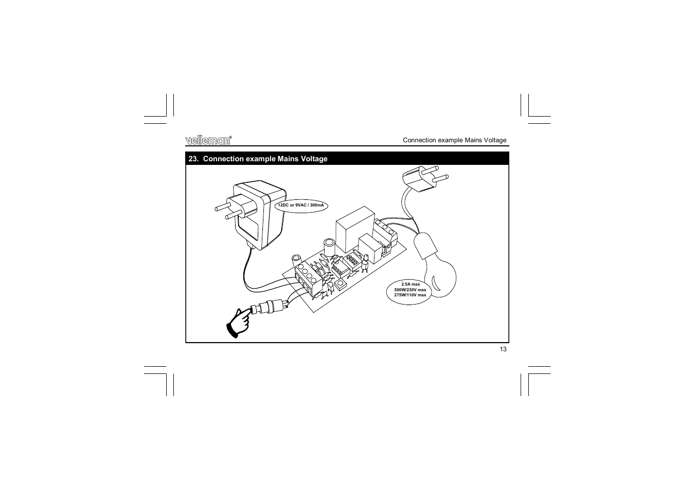 Velleman projects K8015 Assembly instructions User Manual | Page 13 / 16