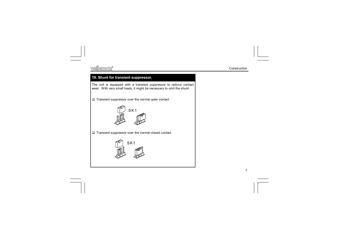 Velleman projects K8015 Assembly instructions User Manual | Page 7 / 16