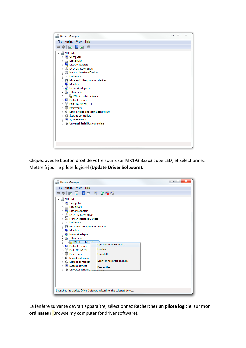 Velleman MK193 INSTALLING THE DRIVER User Manual | Page 10 / 20
