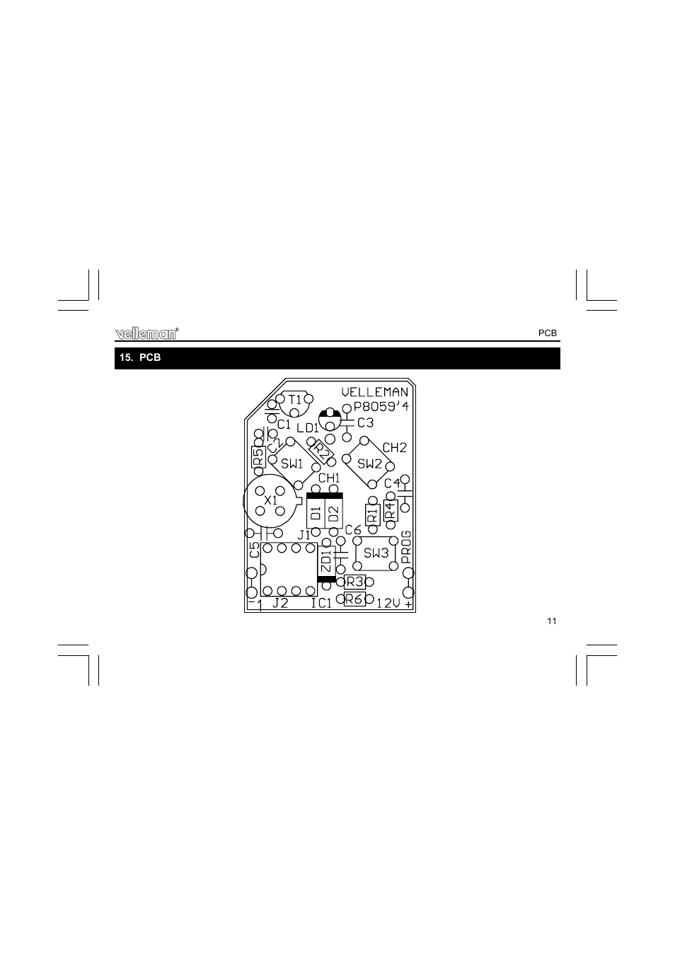 Velleman К8059 User Manual | Page 11 / 12