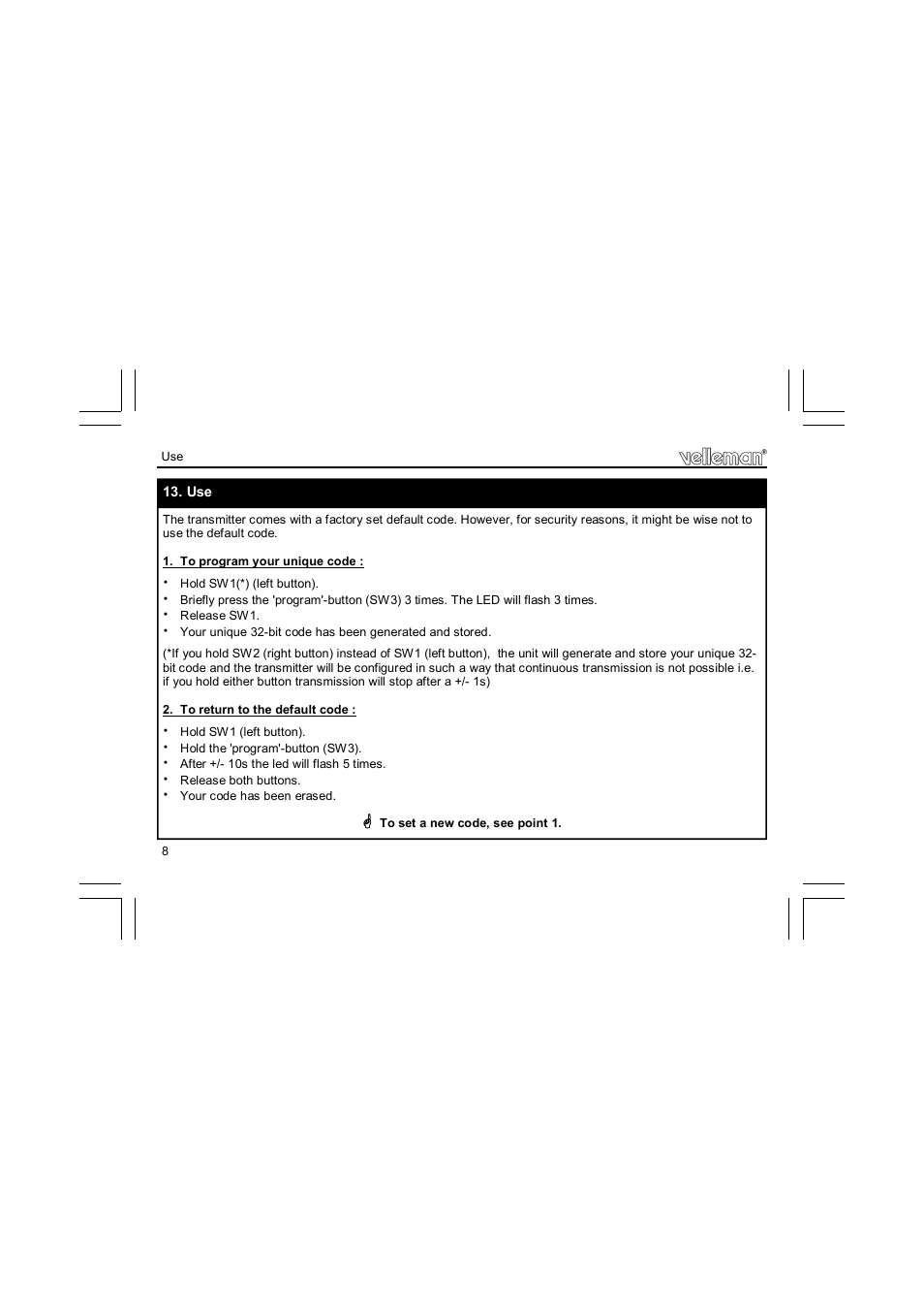 Velleman К8059 User Manual | Page 8 / 12