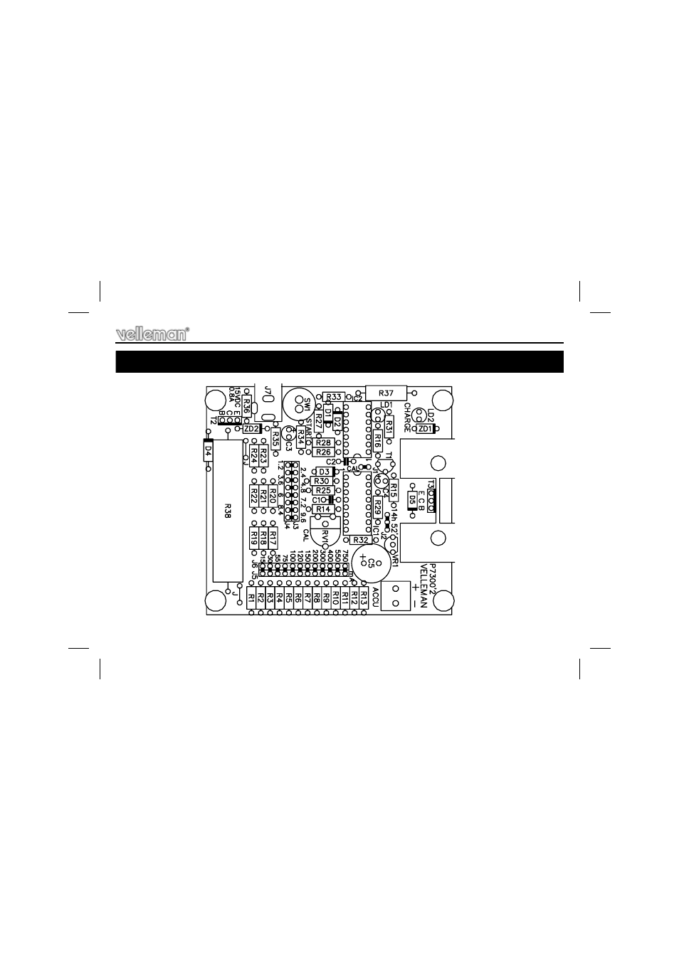 Velleman projects K7300 Assembly instructions User Manual | Page 13 / 16