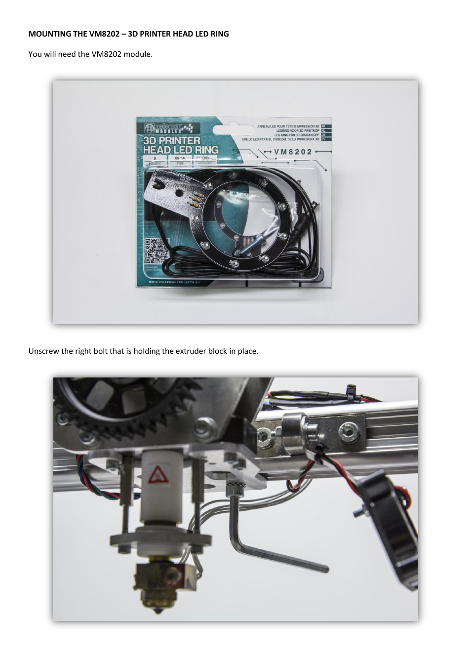 Velleman VM8202 User Manual | 8 pages