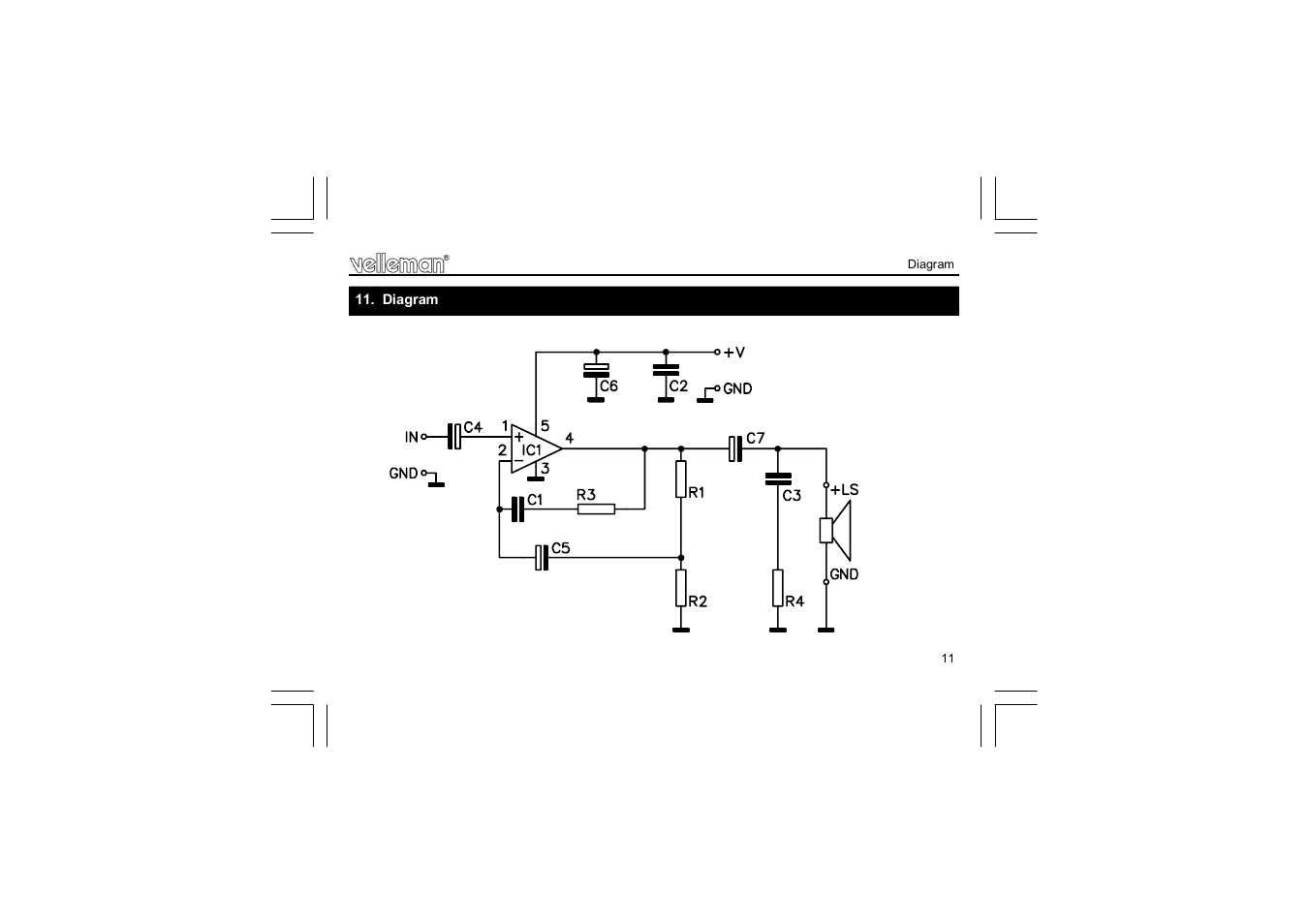 Velleman projects K4001 Assembly instructions User Manual | Page 11 / 12