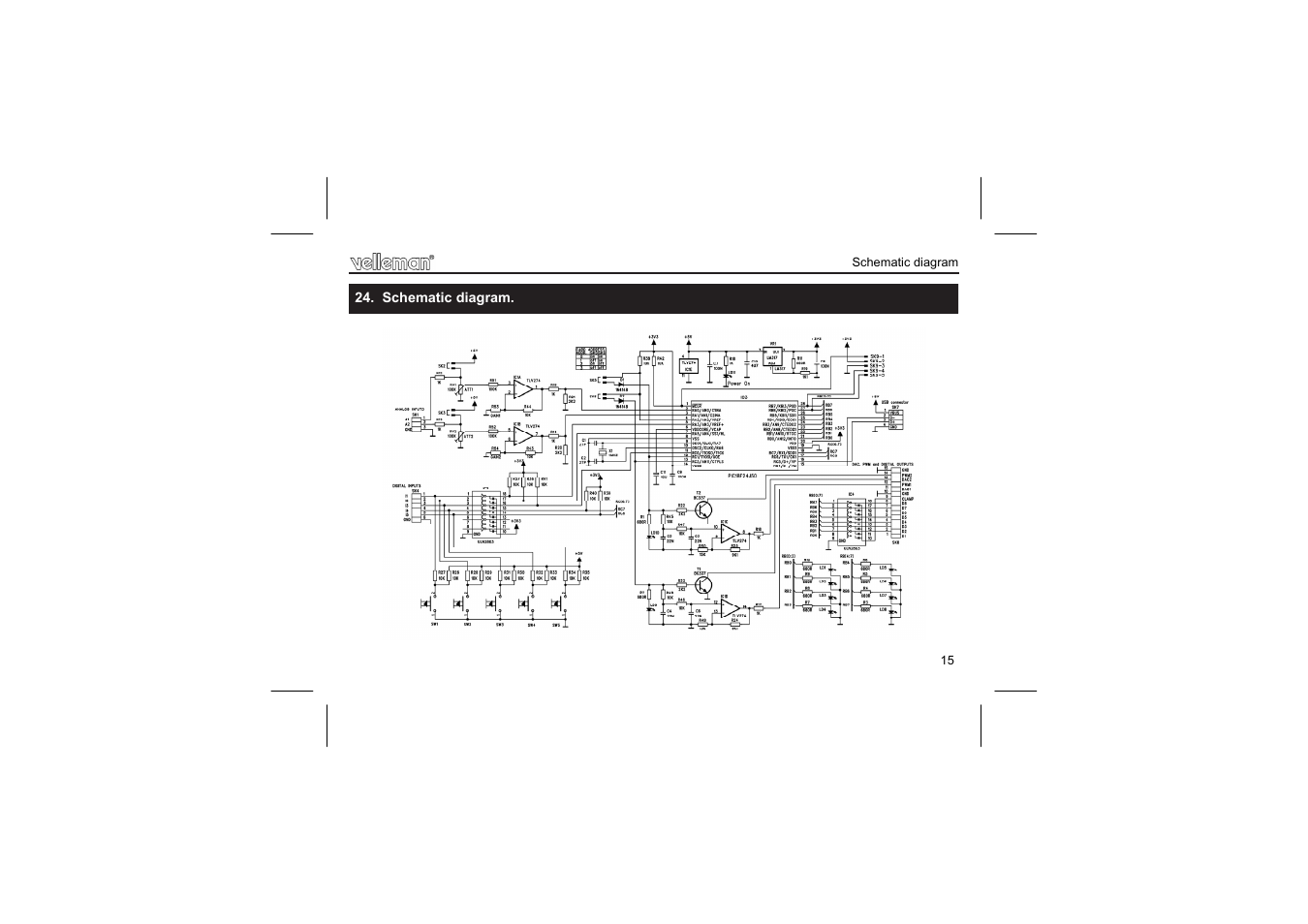 Velleman projects K8055N Assembly instructions User Manual | Page 15 / 16