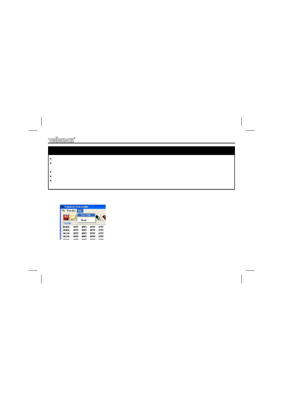 Velleman К8076 User Manual | Page 13 / 16