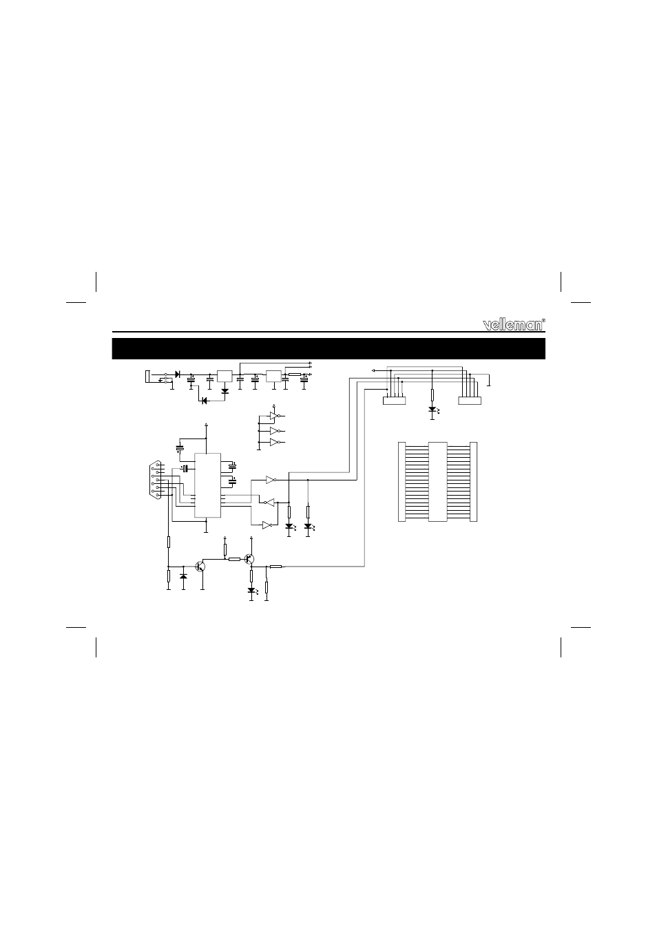 Schematic diagram | Velleman К8076 User Manual | Page 14 / 16