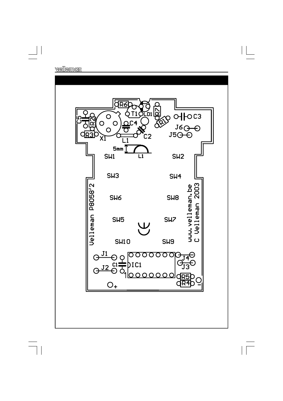 Velleman К8058 User Manual | Page 11 / 12