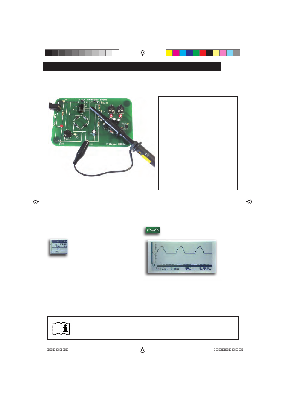 Experiment 4: rectifi ed ac, single phase | Velleman projects EDU06 Assembly instructions User Manual | Page 11 / 24