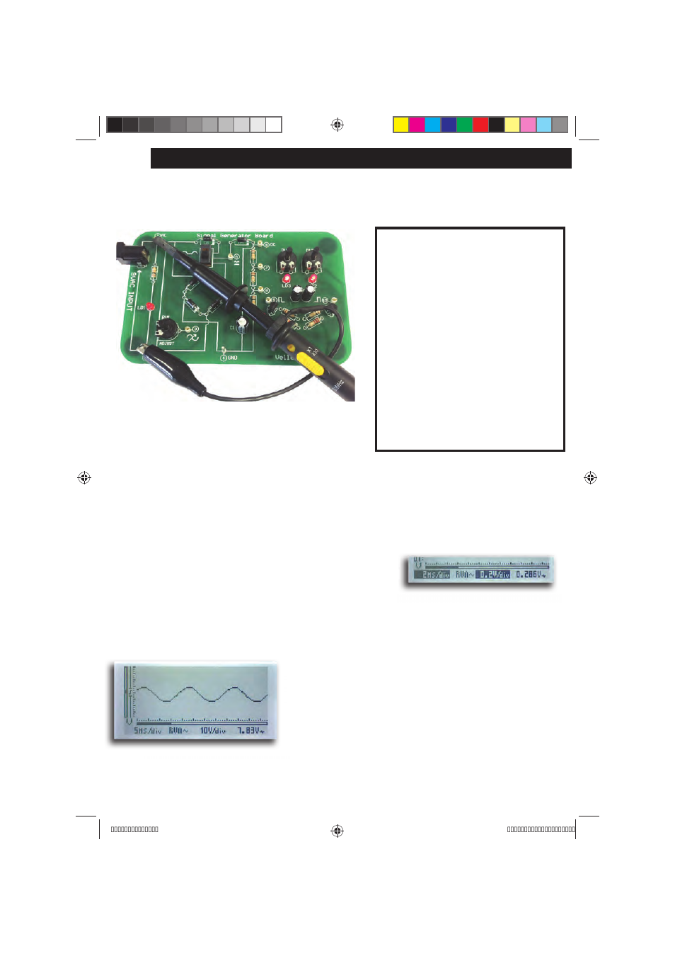 Experiment 1: measuring ac voltage | Velleman projects EDU06 Assembly instructions User Manual | Page 6 / 24