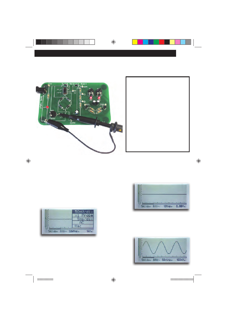 Experiment 2: adjustable ac voltage | Velleman projects EDU06 Assembly instructions User Manual | Page 7 / 24