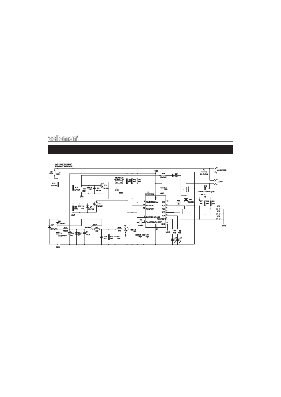 Velleman projects K8038 Assembly instructions User Manual | Page 15 / 16