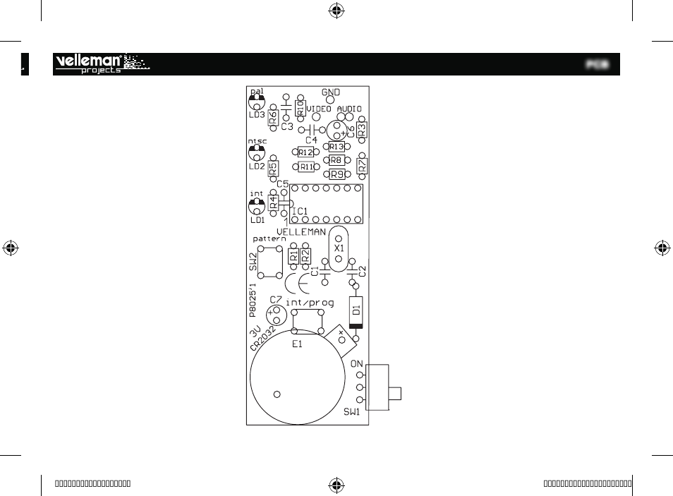 Velleman projects K8025 Assembly instructions User Manual | Page 13 / 16