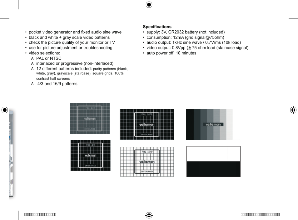 Velleman projects K8025 Assembly instructions User Manual | Page 3 / 16