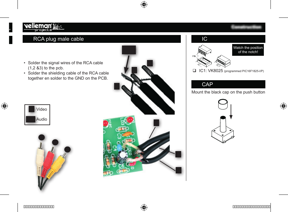 Velleman projects K8025 Assembly instructions User Manual | Page 9 / 16