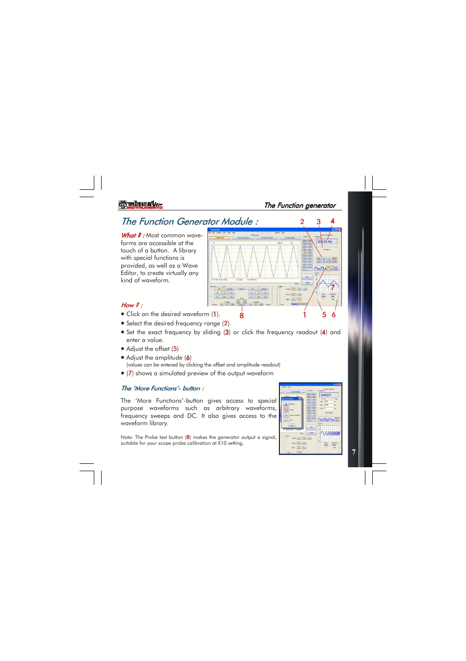 Velleman PCSGU250 User Manual | Page 7 / 40