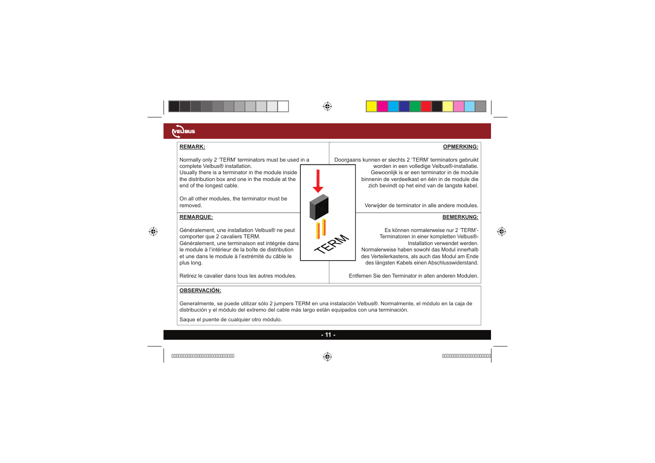 Velleman VMBGPOB User Manual | Page 11 / 12