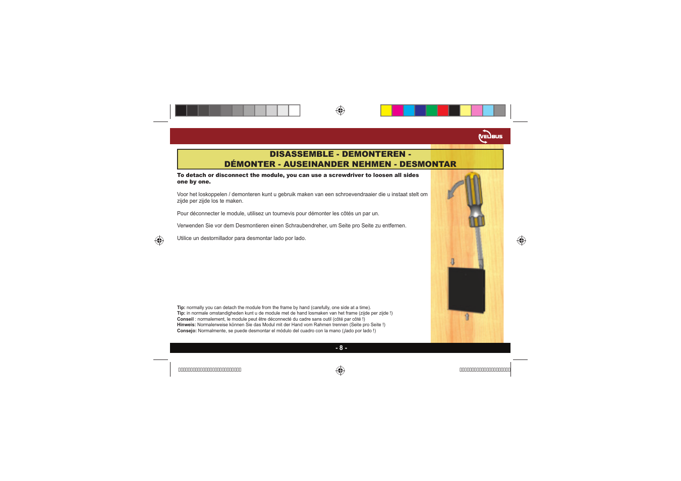 Velleman VMBGPOB User Manual | Page 8 / 12