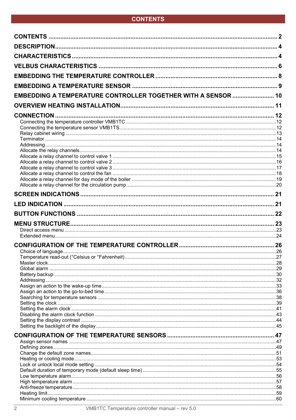 Velleman VMB1TC User Manual | Page 2 / 104