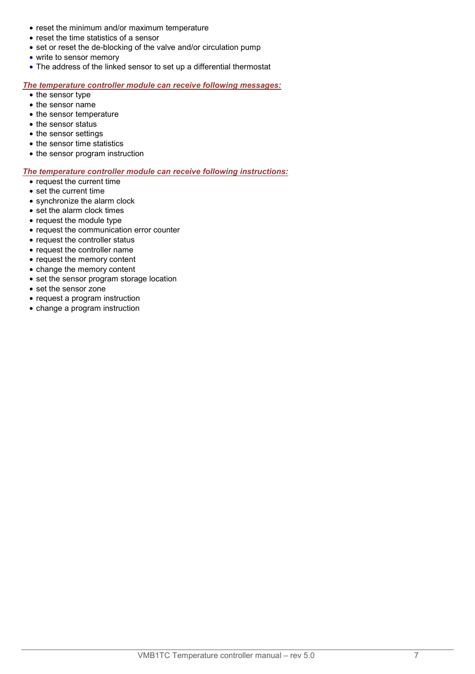 Velleman VMB1TC User Manual | Page 7 / 104