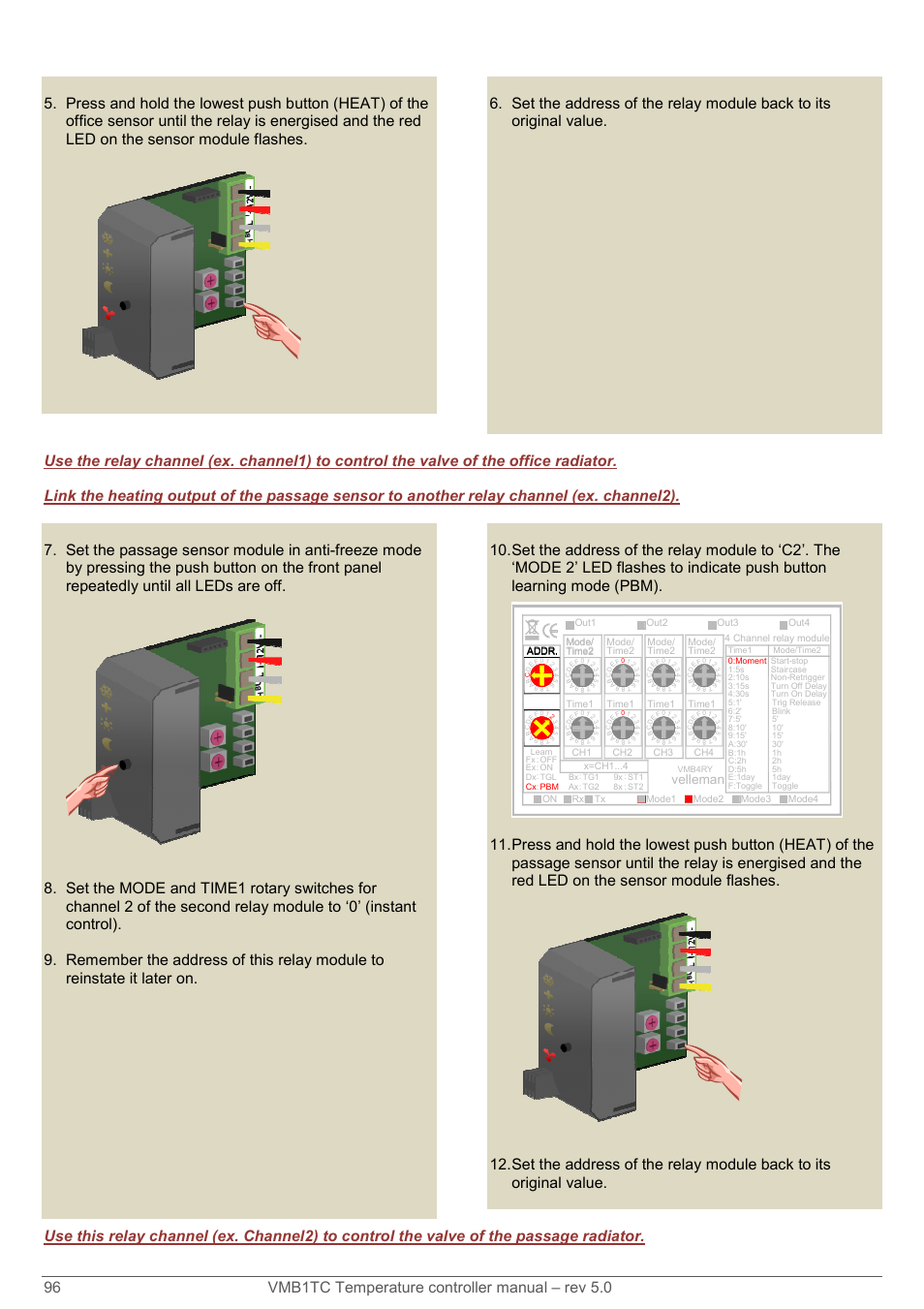 Velleman | Velleman VMB1TC User Manual | Page 96 / 104