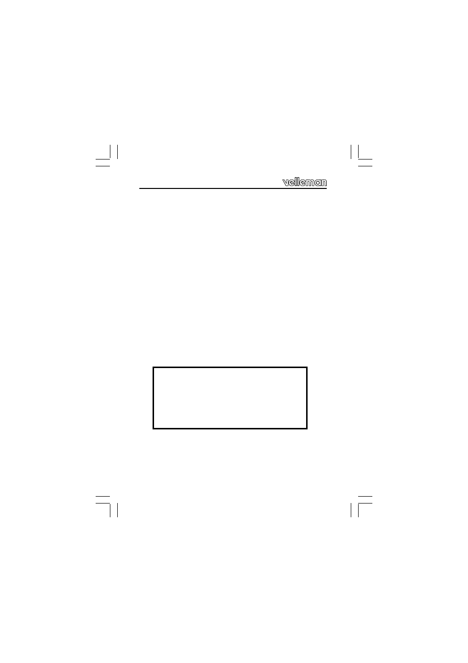 Velleman projects K8029 Assembly instructions User Manual | Page 2 / 16