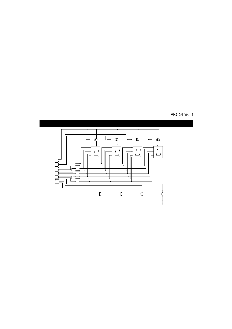 Schematic diagram | Velleman projects K8035 Assembly instructions User Manual | Page 14 / 16