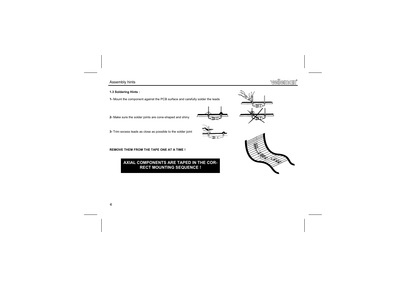 Velleman projects K6501 Assembly instructions User Manual | Page 4 / 16