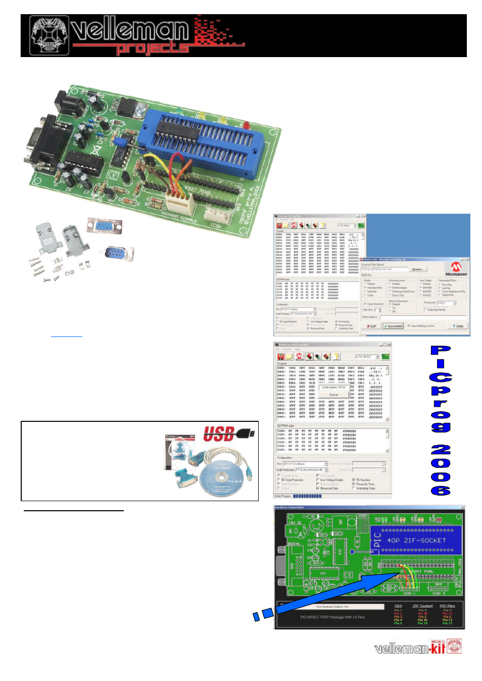 Velleman projects K8076 Infosheet User Manual | 1 page