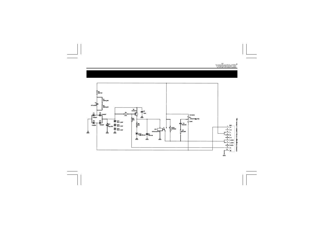 Velleman projects K8027 Assembly instructions User Manual | Page 10 / 12