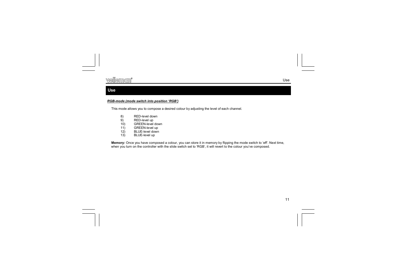 Velleman К8088 User Manual | Page 11 / 16