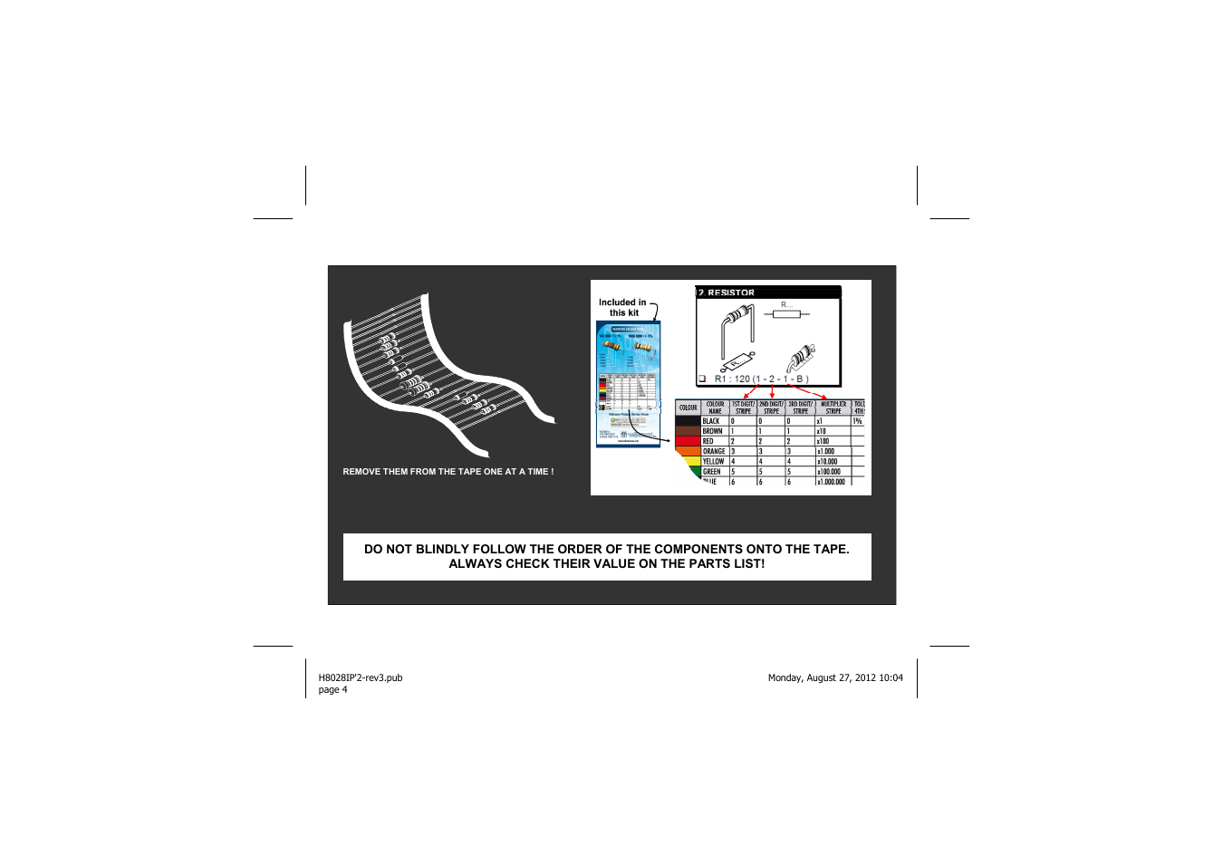 Velleman projects K8028 Assembly instructions User Manual | Page 4 / 24