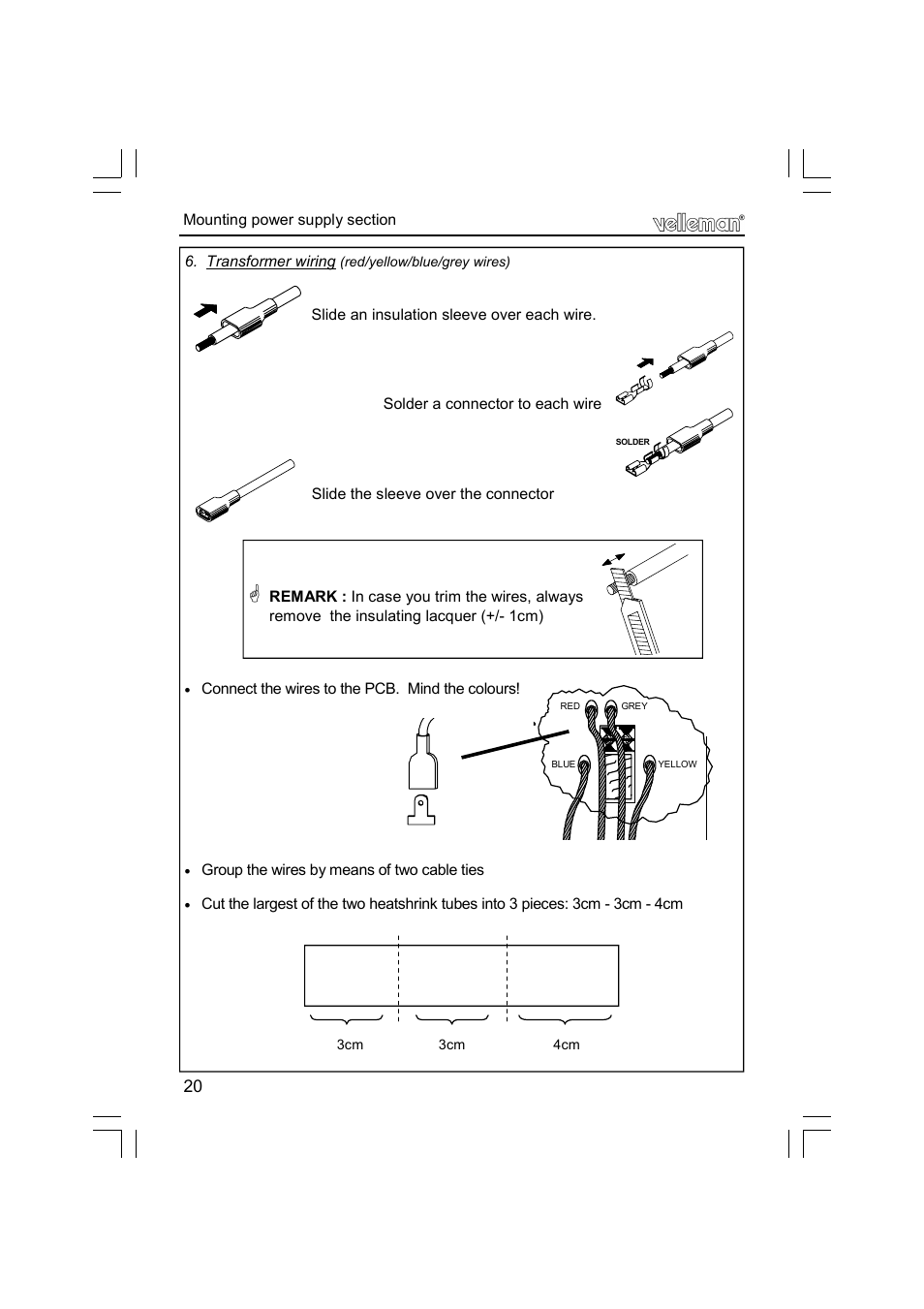 Velleman К8077 User Manual | Page 20 / 32