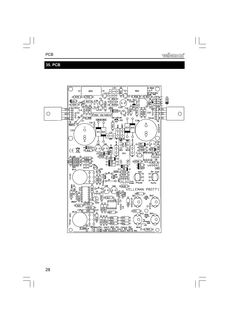 Velleman К8077 User Manual | Page 28 / 32