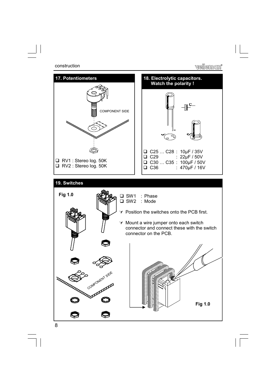 Velleman К8077 User Manual | Page 8 / 32