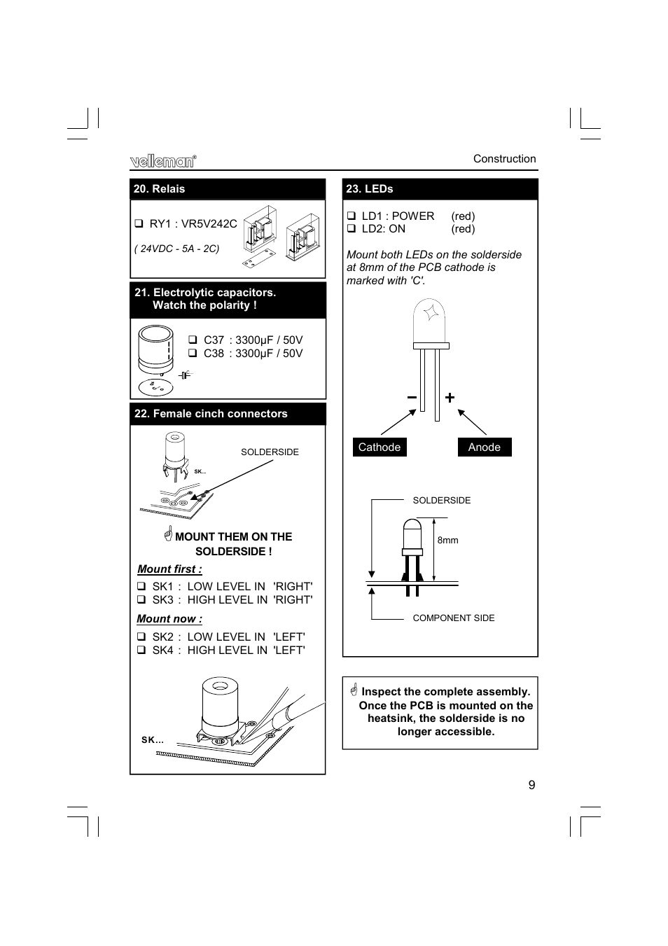 Velleman К8077 User Manual | Page 9 / 32