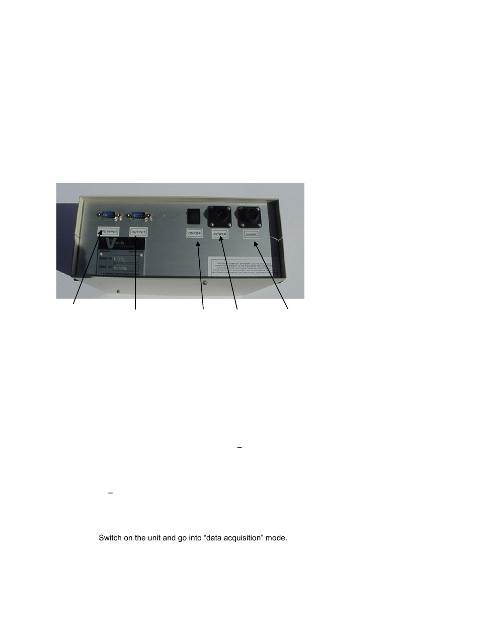 Veris Technologies 2000XA Soil EC Mapping System (1997-2008 CF card drive 1.77D) - Operating Instructions User Manual | Page 4 / 22