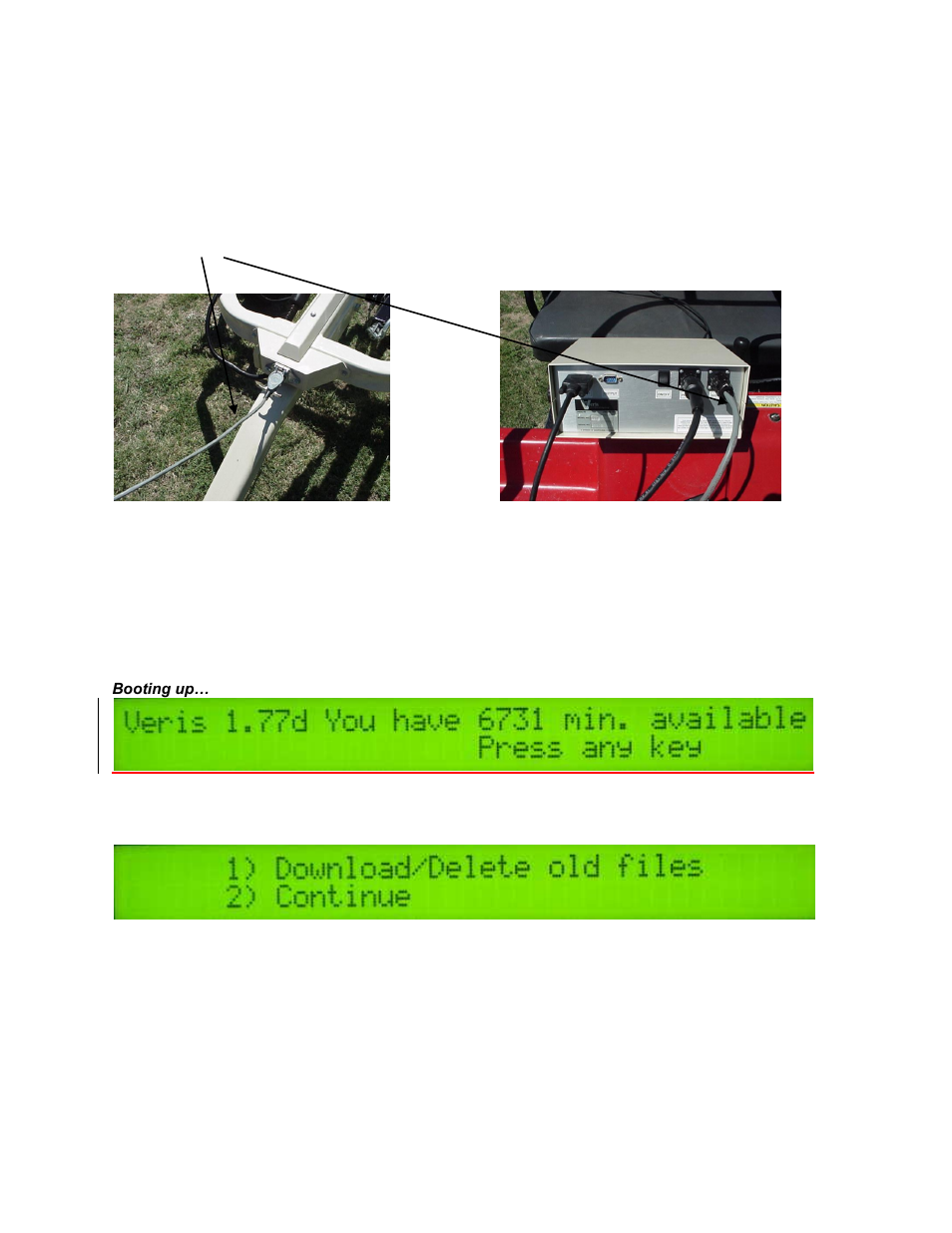 Veris Technologies 3100 Soil EC Mapping System (1997-2008 CF card drive 1.77D) - Operating Instructions User Manual | Page 14 / 21