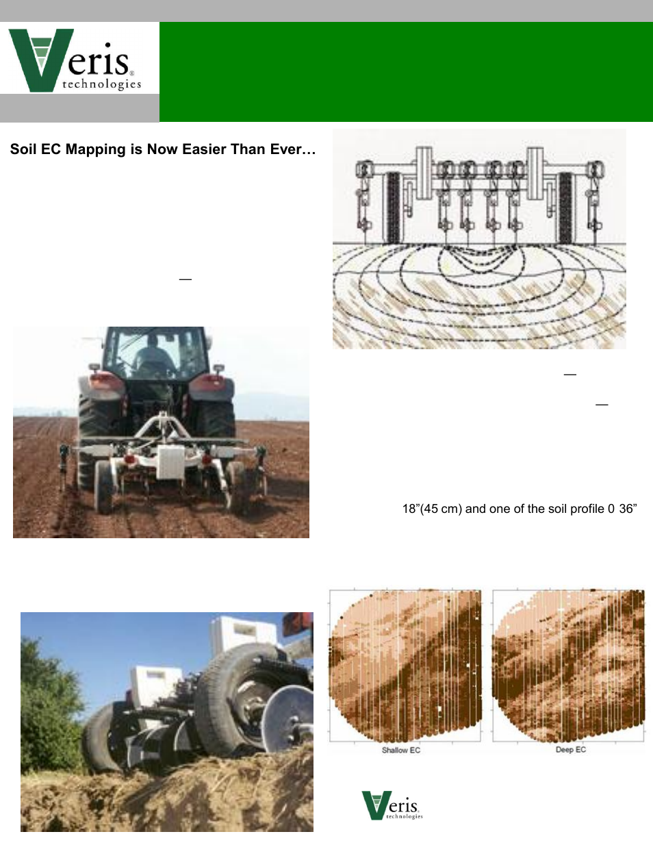 Veris Technologies 3150-C Soil EC Mapping System - Product Bulletin User Manual | 2 pages