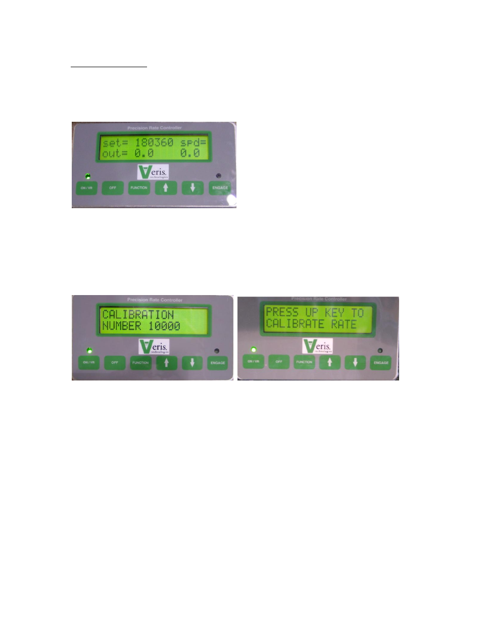 Veris Technologies Precision Rate Controller - Operation Manual User Manual | Page 6 / 27