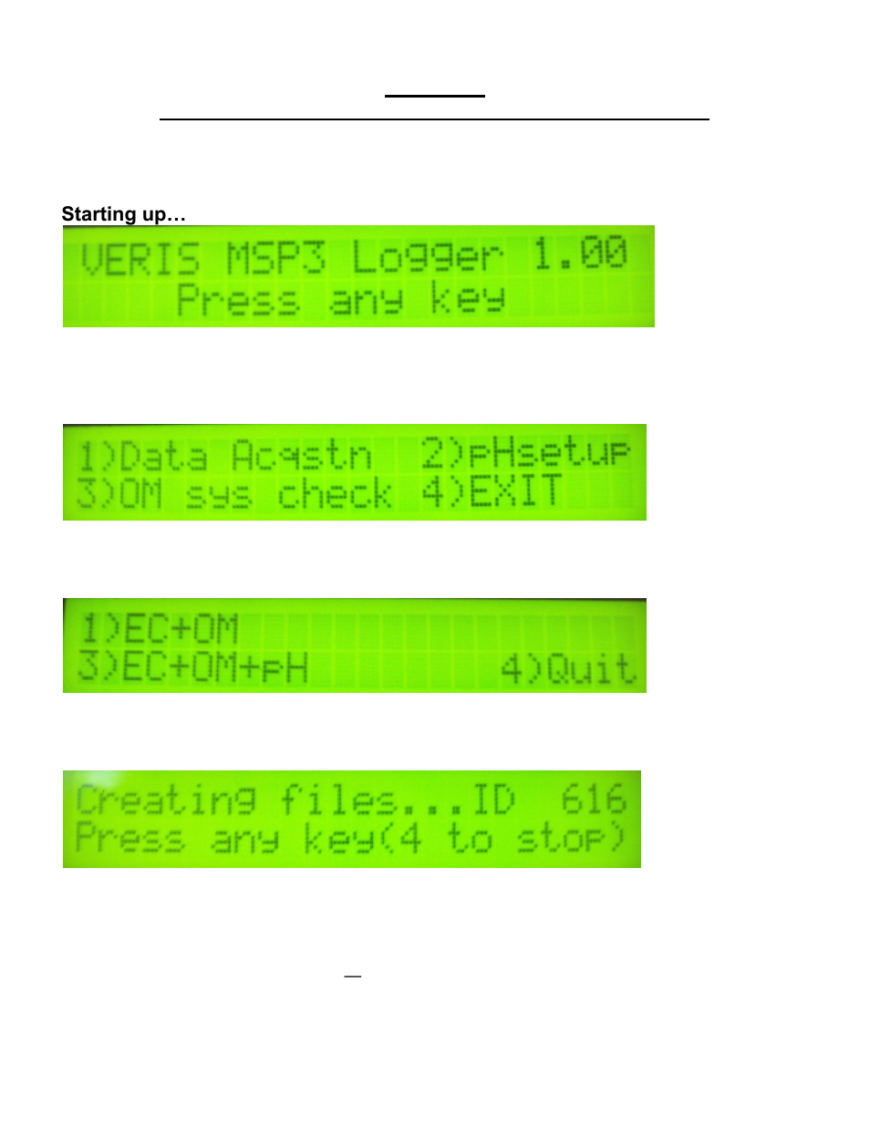 Veris Technologies MSP3 - Operating Instructions User Manual | Page 21 / 116