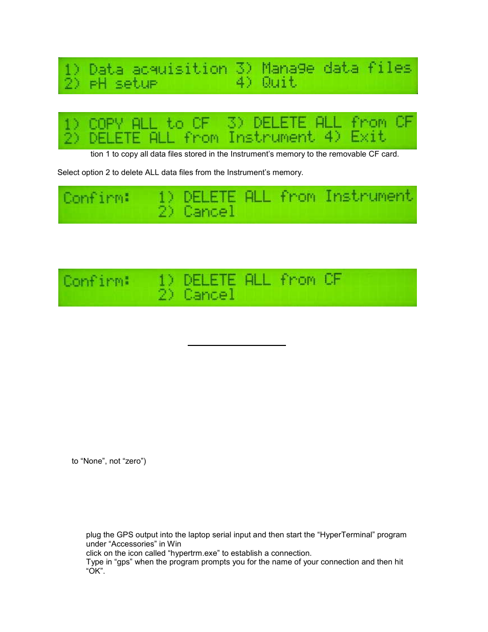 Veris Technologies MSP EC and pH (1997-2008 CF card drive 1.10M) - Operating Instructions User Manual | Page 7 / 61